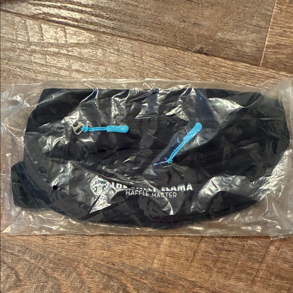 Black and Blue Waist Bag